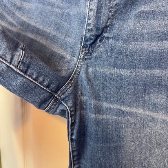 American Eagle Super Stretch Patchwork Jegging Ankle Jeans Size 20 Short - Picture 3 of 13